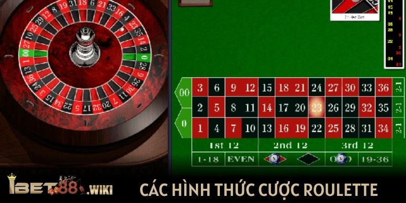 Các hình thức cược roulette