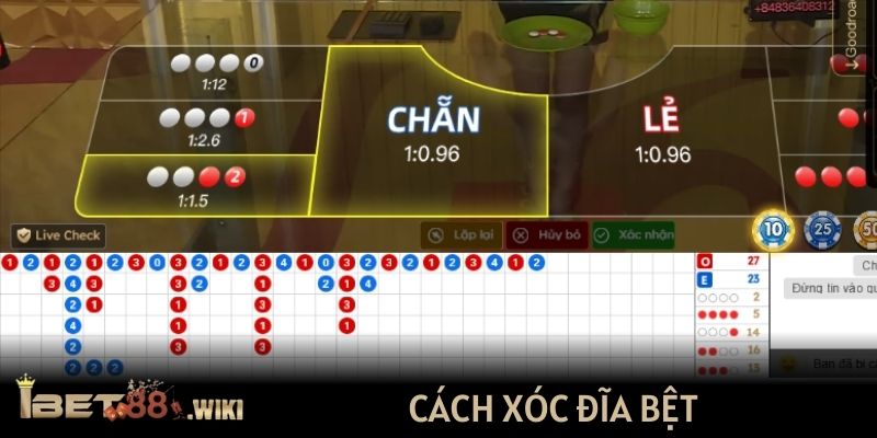 cách xóc đĩa bệt