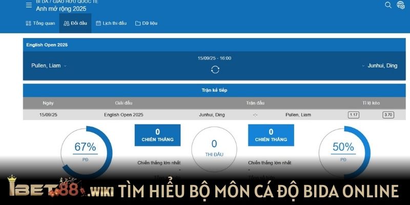 Tìm hiểu bộ môn cá độ Bida online