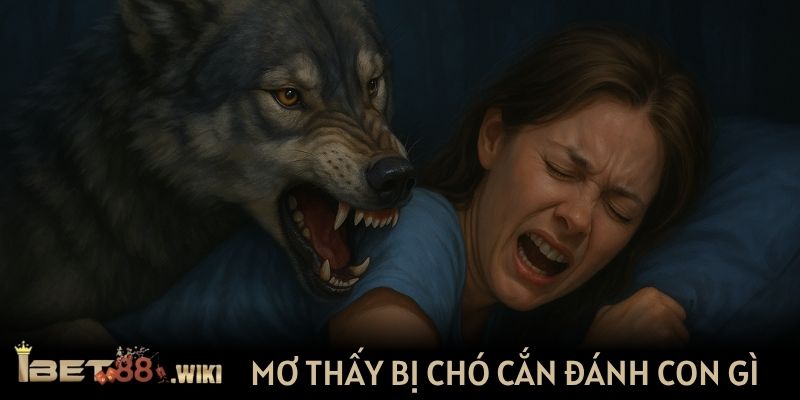 Mơ thấy bị chó cắn đánh con gì